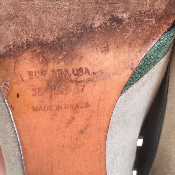 Patty Armany Peep-Toe Heels Size 7 - Picture 7 of 7